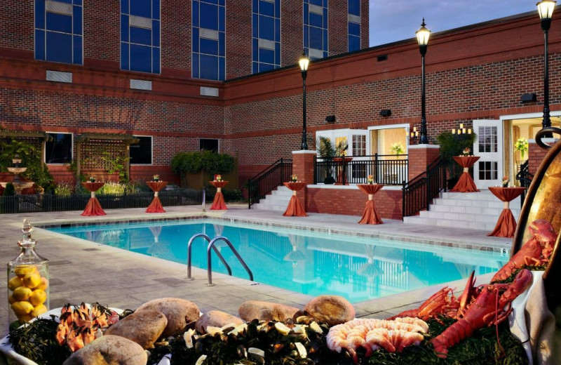 Terrace Room and Pool at The Hotel at Auburn University and Dixon Conference Center