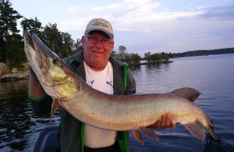 Fishing at Paradise Cove Resorts.