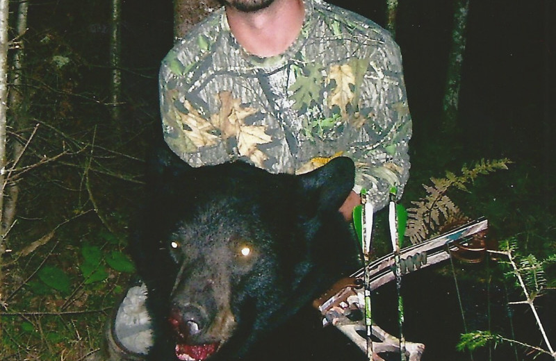 Bear hunting at Schatzi's 4 Seasons Resort.