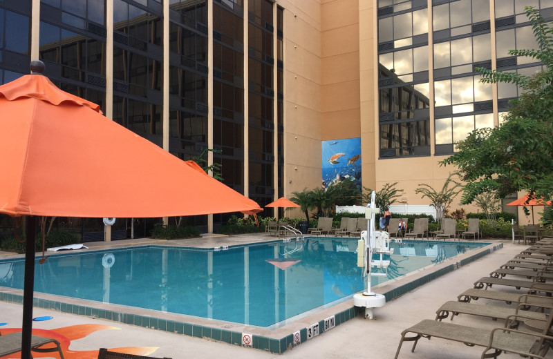 Outdoor pool at Best Western Orlando Gateway.