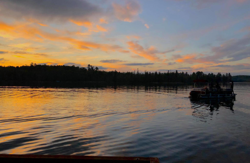 Lake view at Moore Springs Resort.