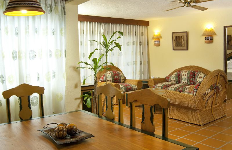 Living Room Dining Area at Barcelo Puerto Plata 