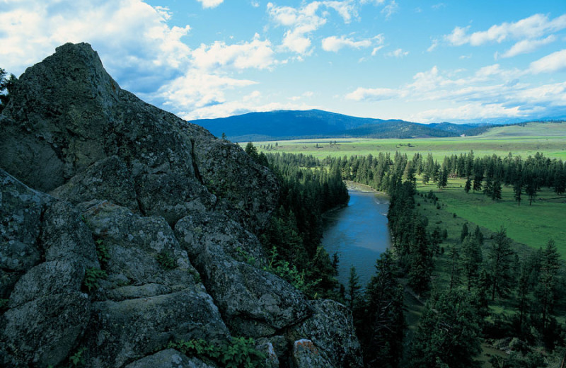 Scenic view at The Resort at Paws Up.
