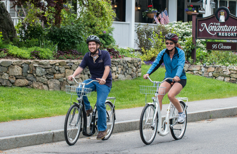 Biking at The Nonantum Resort.