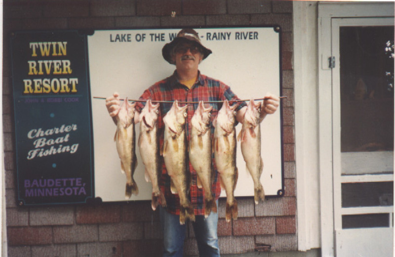 Fishing at Twin River Resort.