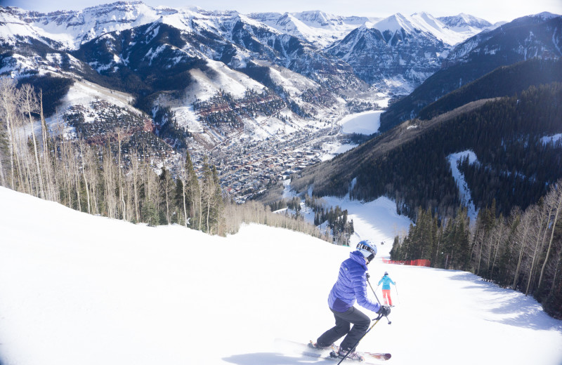 Enjoy a day on the slopes during your stay at Hotel Columbia