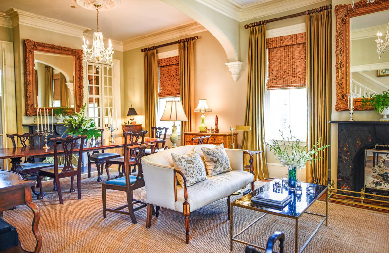 Living room at Catherine Ward House.