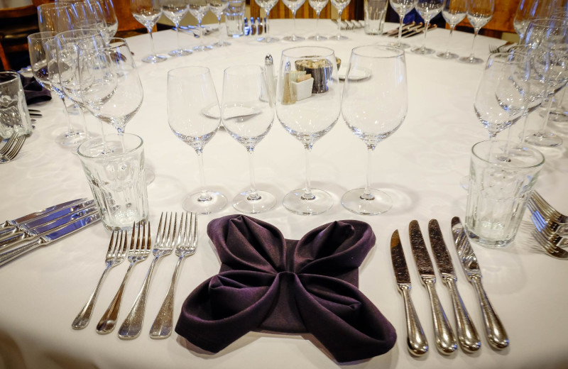 Formal dinner with an informal atmosphere