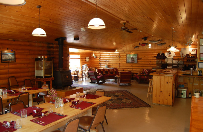 Dining at The Alaska Adventure Company.