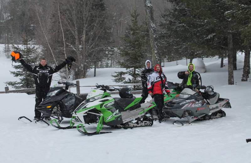 Snowmobiling at Wilderness Bay Lodge and Resort