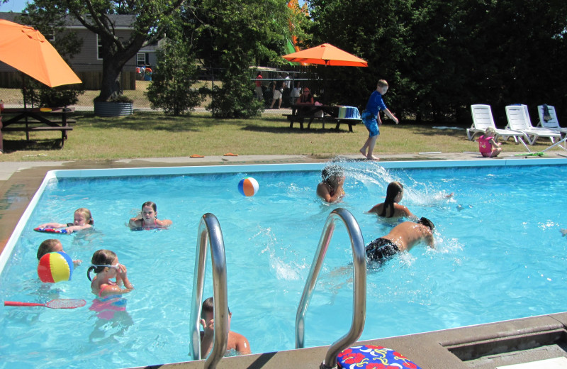 Pool at Great Blue Resorts- Cherry Beach Resort.