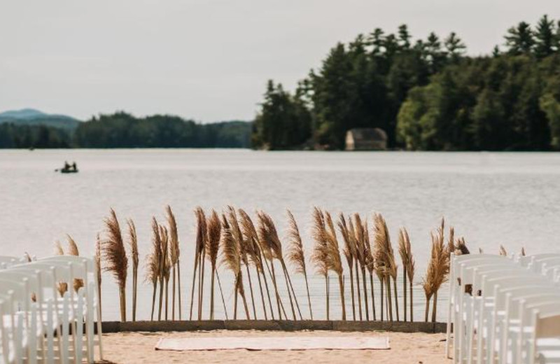 Walk down an aisle with a view