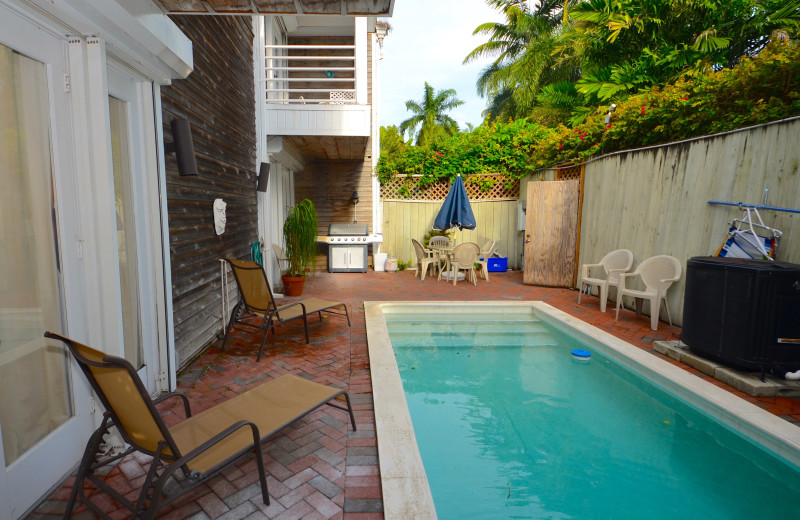 Rental pool at Key West Vacation Rentals.