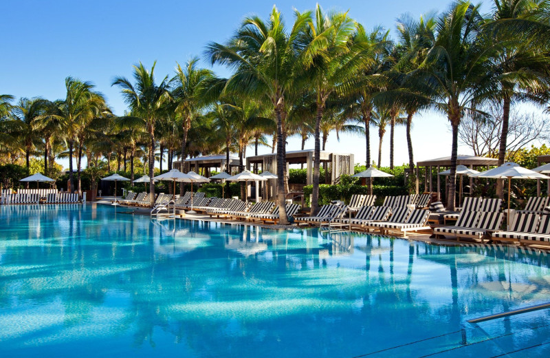 Outdoor pool at W South Beach.