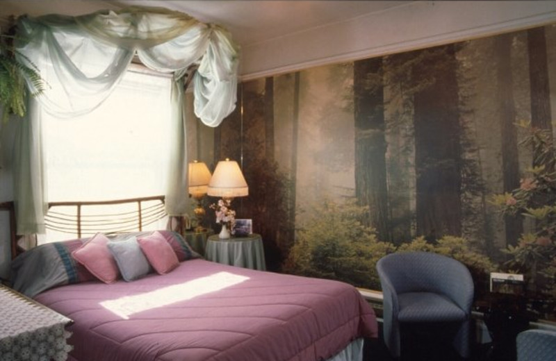 Guest room at Red Victorian Inn.