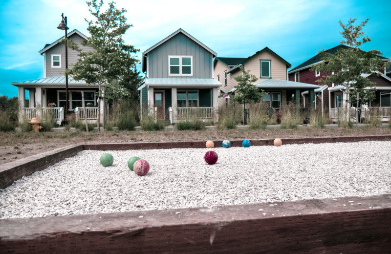 Bocce ball at Oyhut Bay Seaside Village.