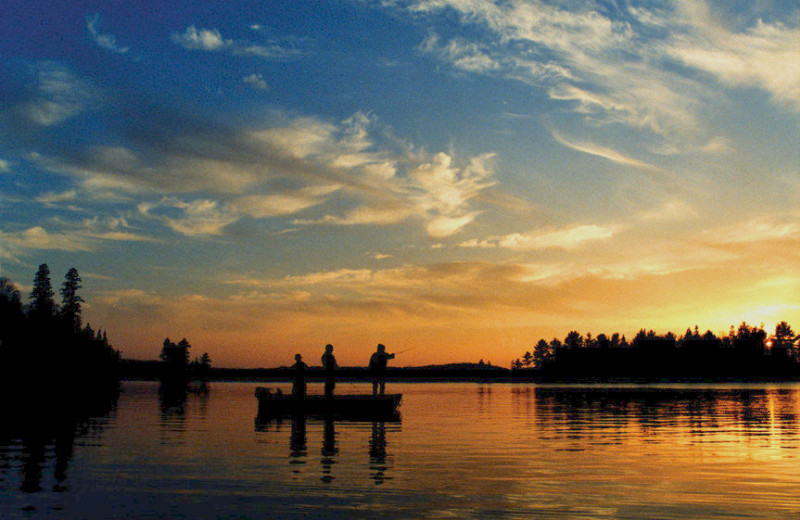 Sunset view near Inn on Lac Labelle.
