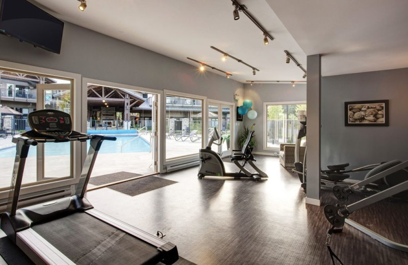 Fitness room at Sunrise Ridge Waterfront Resort.