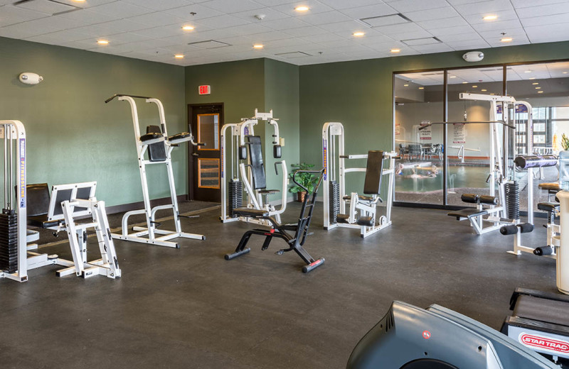 Fitness room at Prescott Resort & Conference Center.