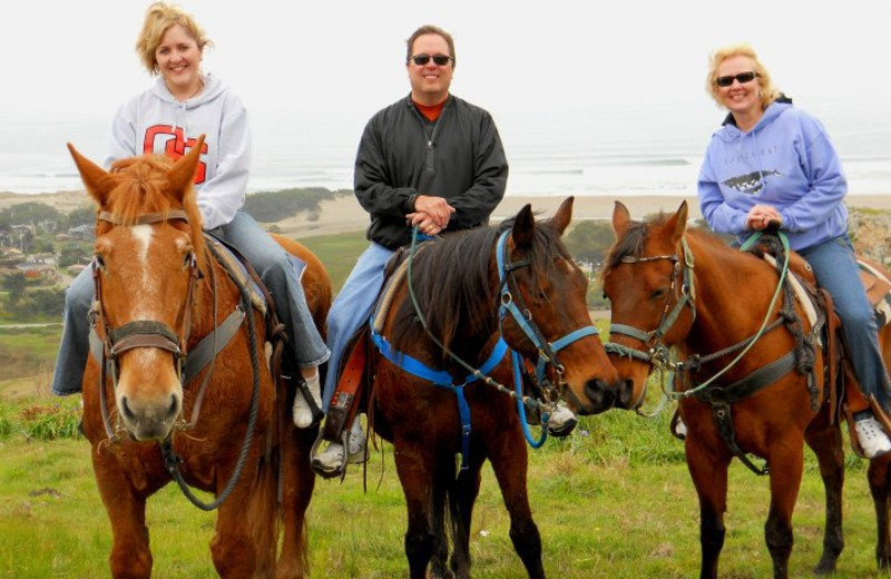 Horseback riding at Chanslor Guest Ranch.