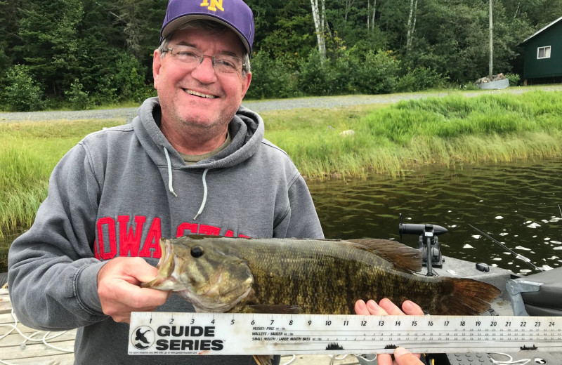 Fishing at Cliff Lake Resorts.