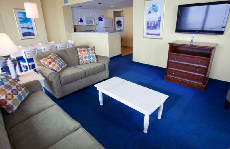 Guest living room at Avista Resort.
