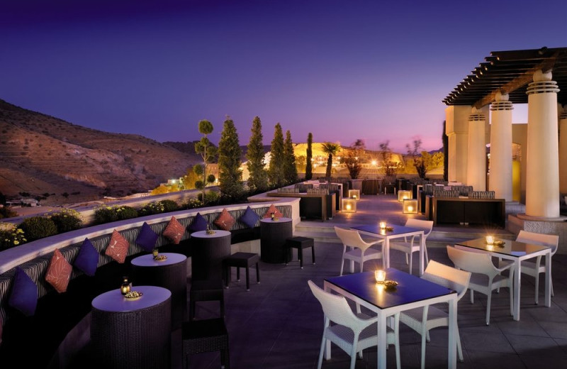 Patio at Mövenpick Petra Resort.