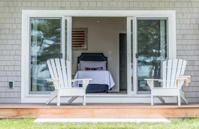 Guest room at Linekin Bay Resort.