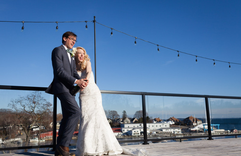 Wedding couple at 16 Bay View.