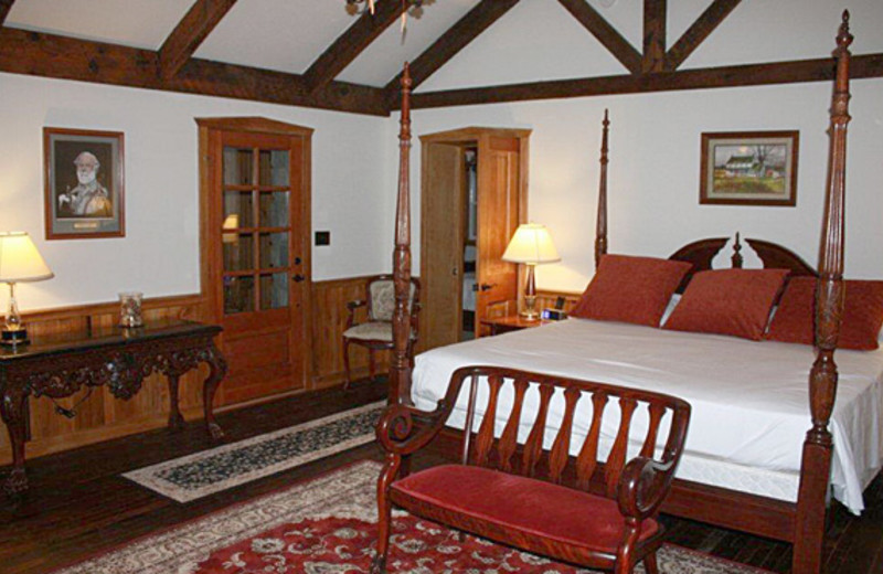 Guest room at The Lodges at Gettysburg.