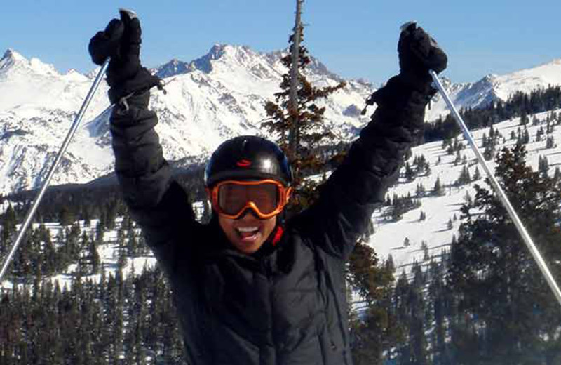 Skiing at Lodge Tower.