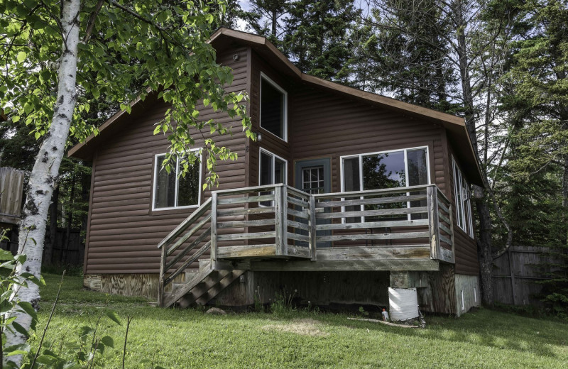 Cabin exterior at Stonegate on Superior.