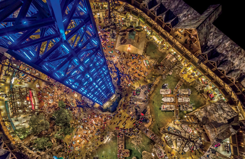 Aerial view of Big Cypress Lodge.