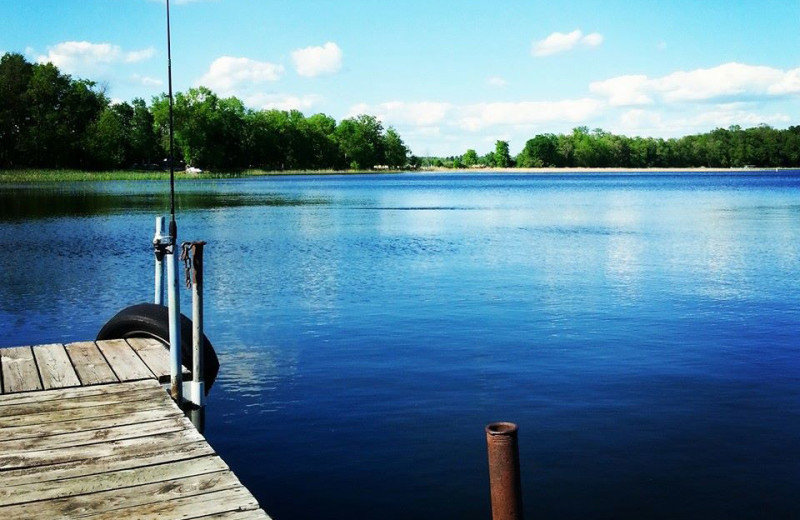 Lake view at Driftwood Resort.