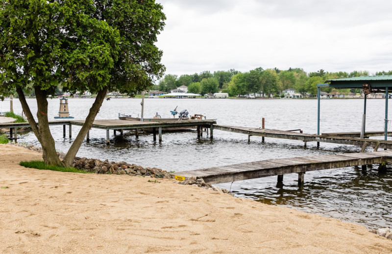 Beach at The Lighthouse Lodge.