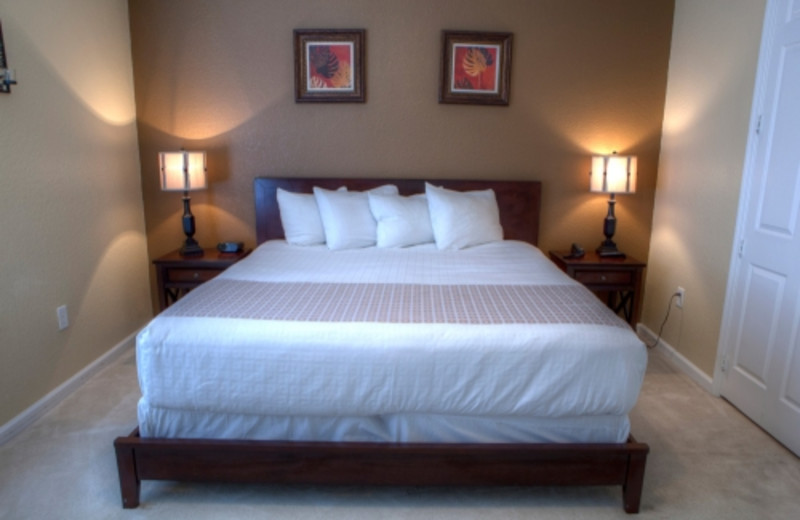 King bedroom at Vista Cay Resort.