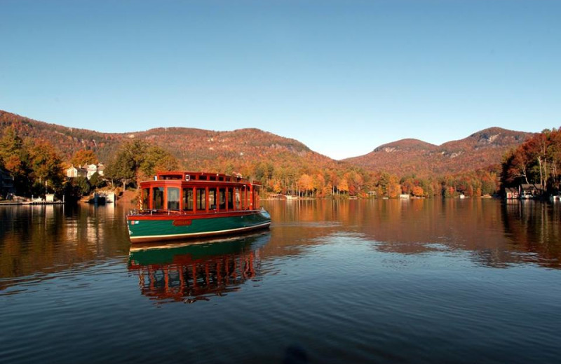 The lake at The Greystone Inn.