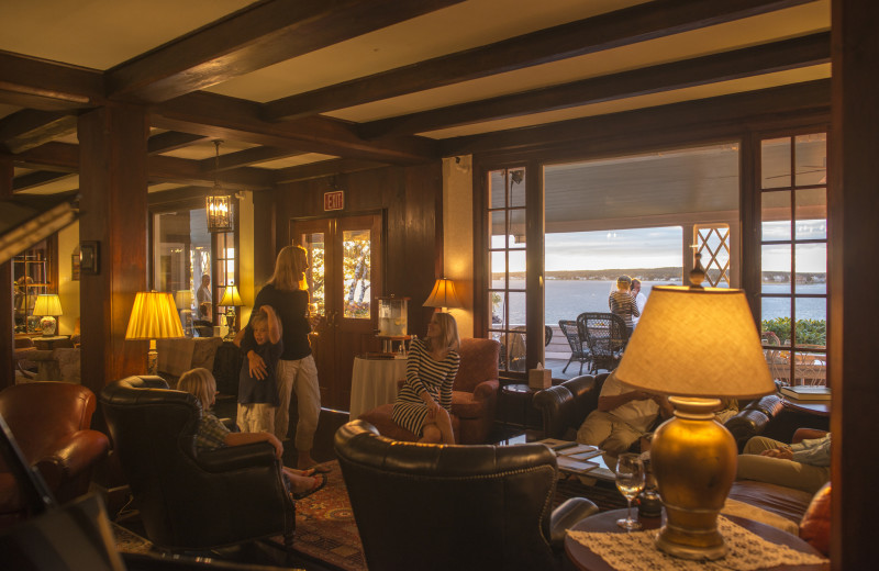 Lobby at Black Point Inn.