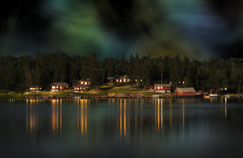 Exterior view of Rough Rock Lodge.