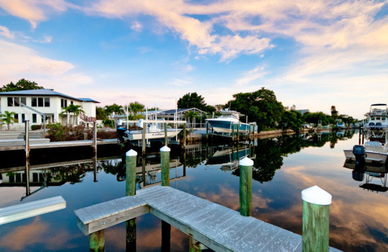 Rental dock at Island Real Estate.