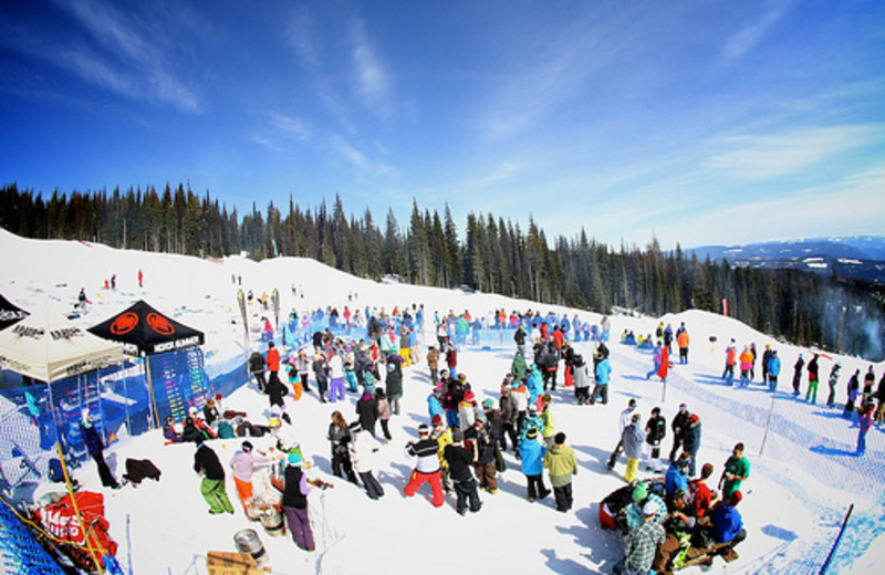 Skiing at Silver Star Mountain Resort.