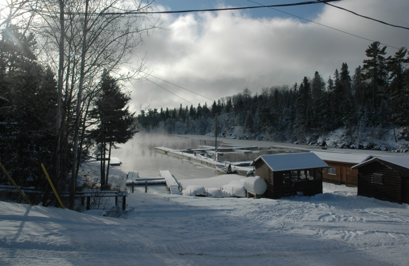 Winter time at Smith Camps.