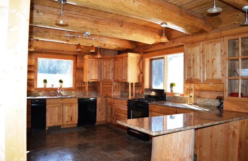 Kitchen area at Brian Head Vacation Rentals.