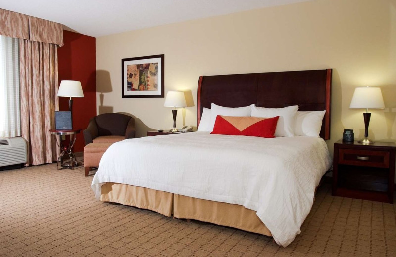 Guest room at Hilton Garden Inn Anderson.