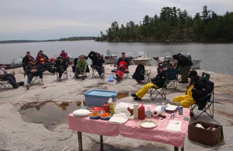 Corporate picnics at Shady Roost Lodge.