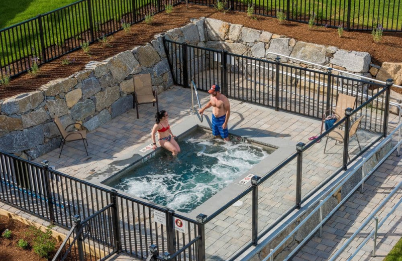 Hot tub at Center Harbor Inn.