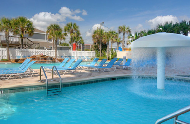 Outdoor pool at Schulstadt Rentals.