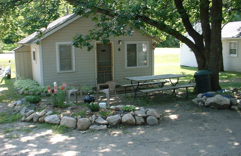 Cabin exterior at Fisherman Village Resort.