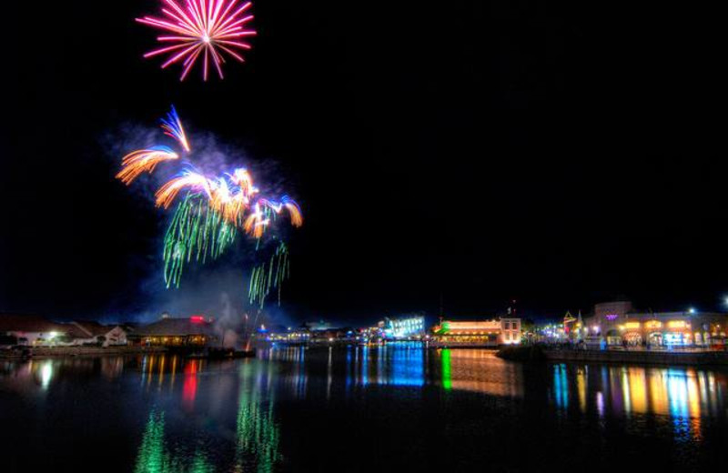 Fireworks at Condo World.