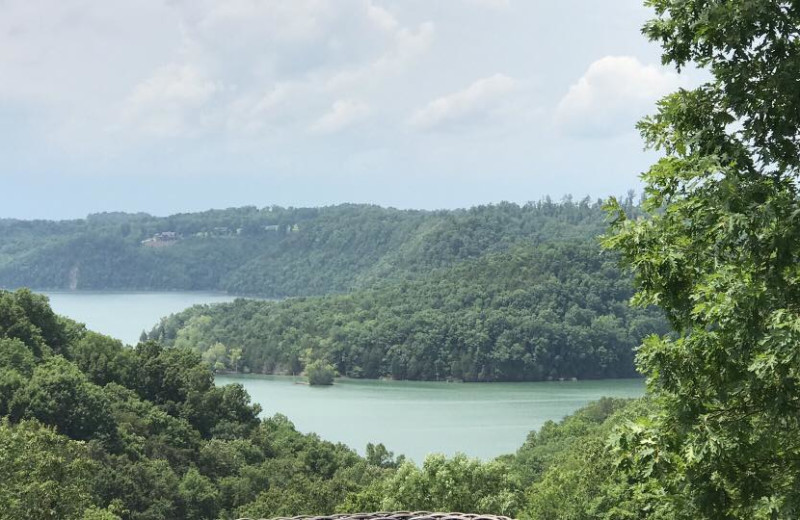 Lake near Cabins at Dale Hollow.